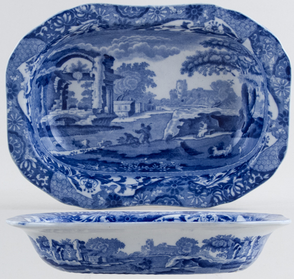 Dish rimmed c1930s